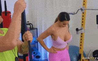 Chloe Lamour on Brazzers: Cross-Training Those Tits