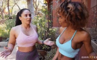 Demi Sutra and Ebony Mystique on Brazzers: Jogging His Memory With Her Pussy