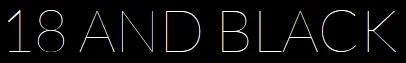 18AndBlack logo