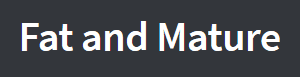 FatAndMature logo