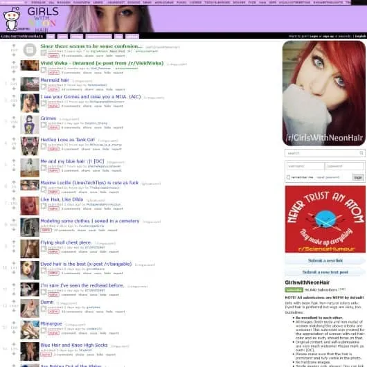 Visit /r/GirlsWithNeonHair