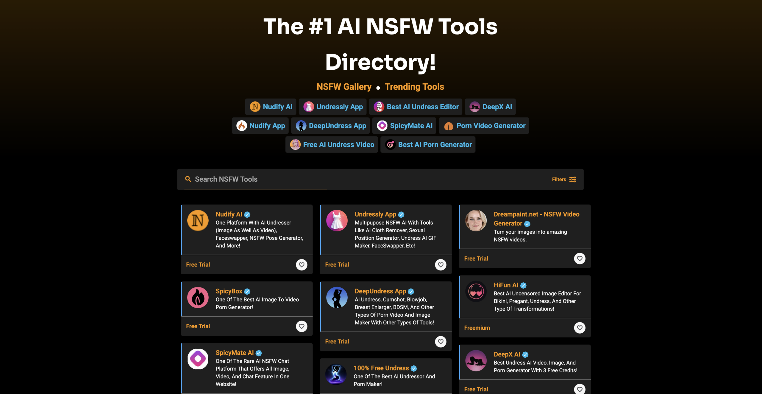 Besuchen Sie AI NSFW Tools
